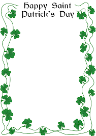 Patrick's day saint patrick's day. St Patrick S Day Border St Patricks Day Clipart St Patricks Day Saint Patricks Day Art