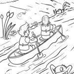 (view all sports coloring pages). Download And Color For Free Canoe And Kayak Coloring Pages