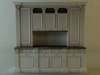 Looking for downloadable 3d printing models, designs, and cad files? Kitchen Cabinet 3d Models