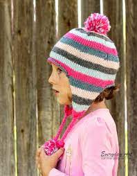 Everyday Art Children S Knit Ear Flap Hat Pattern Knitted Hats Kids Child Hat Knitting Pattern Knitting