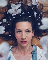 Self Portrait With Flowers In My Hair Self Portrait Photography Self Portrait Ideas Photography Portrait