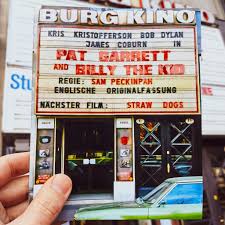 Calling all Bob Dylan fans! This Friday, Cinessentials presents Sam  Peckinpah's classic Western PAT GARRETT AND BILLY THE KID starring James  Coburn, Kris Kristofferson, and Bob Dylan (a great chance to see