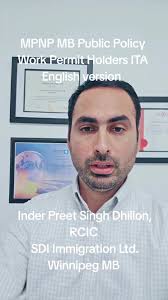 MB Public Policy Work Permit Holders ITA #pnpdraw #filipinoincanada #...