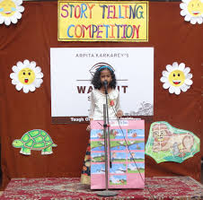Reciting poems encourage children's sense of humor. Story Telling Poem Recitation Walnut Schools Awesome Cbse Bagless Schools In Pune Shivane And Fursungi