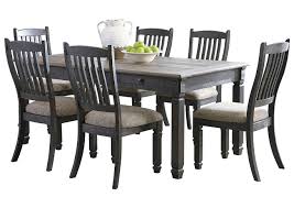 From the latest styles of dining room chairs to bar stools, ashley homestore combines the latest trends with technology to give you the very best for your home. Tyler Creek Dining Table And 6 Chairs Ashley Furniture Homestore Independently Owned And Operated By Fairdeal Furniture