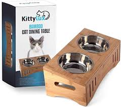 Amazon Com Kittylux Cat Food Bowls Cat Bowls With Stand Elevated Dog Bowls Raised Cat Bowls Cat Food And In 2020 Dog Bowls Elevated Dog Bowls Raised Dog Bowls