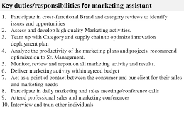 You're juggling multiple tasks every day: Marketing Assistant Job Description