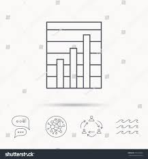 Chart Icon Graph Diagram Sign Demand Stock Vector Royalty