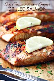 (be gentle with the salmon so you don't break it up too much.) stir in the soy sauce mixture and remove from heat. Soy Sauce And Brown Sugar Grilled Salmon Let S Dish Recipes