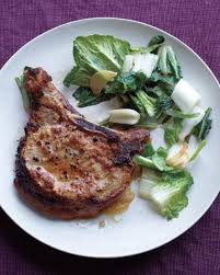 Soy Ginger Pork Chops With Stir Fried Bok Choy Recipe Recipe Ginger Pork Juicy Pork Chops Pork