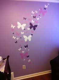 Pink Purple Butterfly Bedding Sets For Girls Butterfly Wall Decals Little Girl Bedroom Butterfly Wall