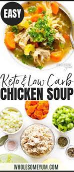 Low Carb Keto Chicken Soup Recipe In 2021 Chicken Soup Recipes Low Carb Chicken Soup Recipes