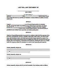 This last will and testament example is a basic document that outlines modest personal belongings of any individual. Last Will And Testament Form Free Download Create Edit Print Wondershare Pdfelement