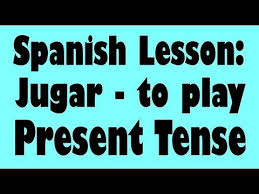 Spanish Lesson Jugar Boot Verb