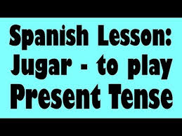 spanish lesson jugar boot verb