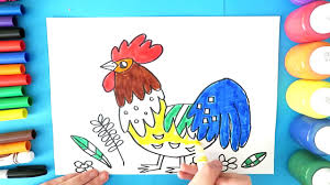 Apr 04, 2018 · a farm is an ideal place for kids to get acquainted with various animals. How To Draw Rooster Kids Hen Coloring Page Easy Step By Step Youtube