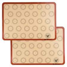Check out our macaron mat selection for the very best in unique or custom, handmade pieces from our rugs shops. Silicone Macaron Baking Mat Set Of 2 Half Sheet Thick Large 11 5 8 X 16 1 2 Non Stick Silicon Liner For Bake Pans Rolling Macaroon Pastry Cookie Making