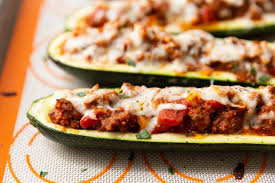 Beef Stuffed Zucchini Boats Low Carb Easy Peasy Meals Recipe Zucchini Boats Zucchini Ground Beef Stuffed Zucchini