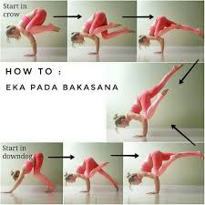 Catbradleyyoga One Legged Crow Pose How To Eka Pada Bakasana Anyone Else Really Struggle Yoga Tutorial Yoga Help Types Of Yoga
