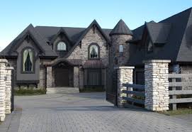 This brick veneer is the perfect choice for any construction project. Light Grey Brick House With Black Trim Novocom Top