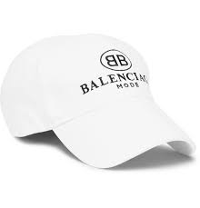 Balenciaga S Cap Is Patterned With A Double B Monogram And The Brand S Emblem In An Indistinct Font That Alludes To Retro D Balenciaga Hat Designs Cotton Twill