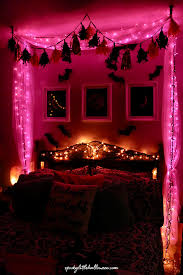 Where This Spooky Little Girl Sleeps All October Halloween Bedroom Decor Halloween Bedroom Cute Room Decor