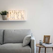 Tableau Lumineux Foret En Pin Et Metal 50x30 Maisons Du Monde Tableau Lumineux Mobilier De Salon Decoration Maison