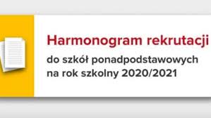 Harmonogram Rekrutacji Do Szkol Ponadpodstawowych Na Rok Szkolny 2020 2021 Kuratorium Oswiaty We Wroclawiu