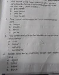 Check spelling or type a new query. 5 1 Pola Denah Yang Harus Dikuasai Oleh Seorangpenari Dan Berfungsi Untuk Membuat Posisi Brainly Co Id