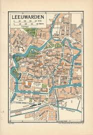 This is a wonderful museum for people into pottery. 1933 Leeuwarden Netherlands Holland Antique Map Etsy Antique Map Netherlands Leeuwarden