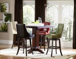 The Annabelle Collection Counter Height Table 5pc Set Each Chair Is Upholstered In A Bonded Leather And Come In A Green Brow Sofas E Poltronas Mesa Founde
