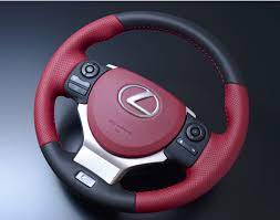 think design ダークローズ本革巻き替えステアリング エアバッグ部は塗装 ステアリングヒーター装着車は元の本革の上から張り替え thinkdesign 本革巻き替えステアリング ダークローズ ステアリングヒーター 張り替え デザイン ダーク