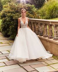 You may not give your hem length an extra thought, but it from pretty lace ball gowns to satin ball gowns made for royalty. Bridal Gowns By Eve Of Milady Boutique Wedding Dresses Style 1584 Wedding Dresses Kleinfeld Sparkle Wedding Dress Ball Gown Wedding Dress