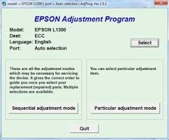 Epson L1300 Resetter Download Epson Printer Reset