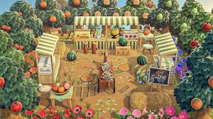 Lucy Anna On Instagram Little Fruit Market Amongst The Fruit Trees So I Know I Was Sup Animal Crossing Animal Crossing Wild World New Animal Crossing