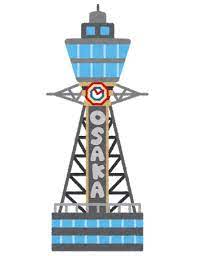 通天閣のイラスト 無料イラスト かわいいフリー素材集 大阪 イラスト イラスト 無料 イラスト かわいい