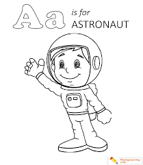 Free printable coloring sheets astronauts for kids. A Is For Astronaut Coloring Page 01 Free A Is For Astronaut Coloring Page