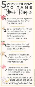 7 Verses To Pray To Start Taming Your Tongue Free Indeed Prayer Scriptures Bible Prayers Prayer Verses