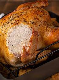 How To Cook A Roast Turkey Overnight With No Basting Needed Turkey Thanksgiving Ch Overnight Turkey Recipe Cooking A Stuffed Turkey Cooked Turkey Recipes