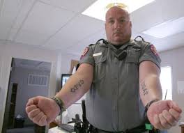 We would like to take this opportunity to inform you of the police department's policy on visible tattoos/body art/brands (hereinafter referred to as tattoos) which went into effect on december 21st, 2018. Grady Deputy Combats Tattoo Stigma News Chickashanews Com