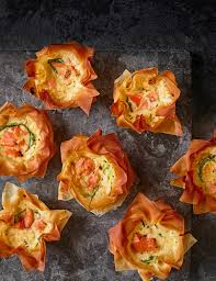 Hot Smoked Salmon And Courgette Mini Quiches Recipe Smoked Salmon Recipes Picnic Foods Mini Quiche Recipes