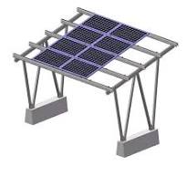 10kw Aluminum Solar Waterproof Carport Brackets System Car ...
