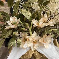 Shop magnolia artificial flower stem. Artificial Flower Arrangements The Magnolia Surprise The Outdoor Look