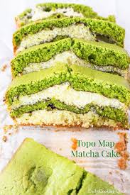 topo map matcha cake recipe matcha cake green tea dessert matcha