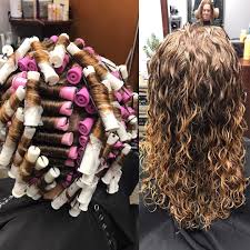 I Did A Speciality Piggyback Wrap Perm Today I Love Perms I Get In The Zone And Love Seeing The Curly Hair Styles Naturally Permed Hairstyles Long Hair Perm