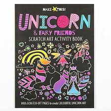 Staying inside the lines will create a beautiful work of art. Unicorns Fairy Friends A4 Scratch Art And Act Press For Sale Online Ebay