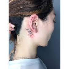 Maybe you would like to learn more about one of these? Letters Tattoo Behind The Ear Best Tattoo Ideas Gallery