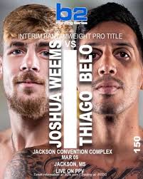 Robert Weems vs. Gabriel Curtis, B2 Fighting Series 150