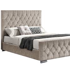This twin bed with tall, tufted headboard, button and tuck styling, and inviting microfiber fabric, is a statement in luxury for all who enjoy royalty leisure. High Quality Good Pprice Design Luxury Tufted Queen Size Upholstered Bed Frame With Fabric High Headboard For Sale Buy Tufted Queen Size Upholstered Bed Frame Fabric High Headboard Product On Alibaba Com