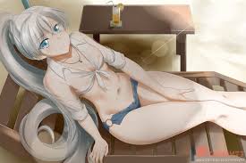 Weiss with the see-through tiddy (Kimmy77) [RWBY]